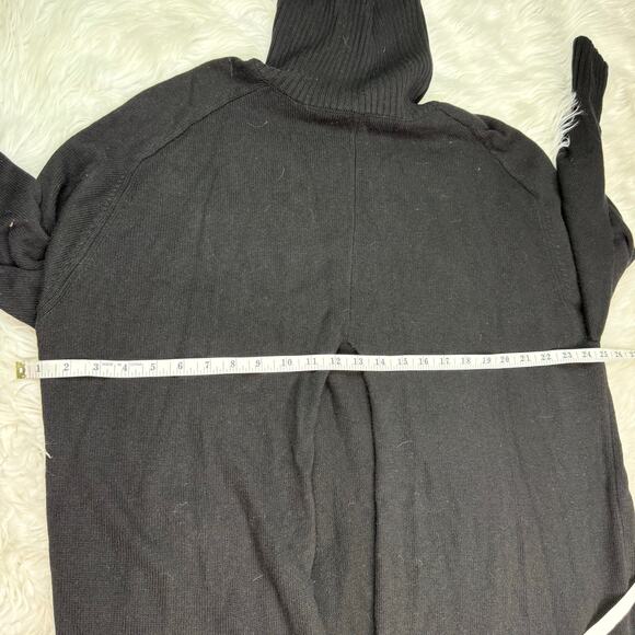 Ruti Modern Maximalist Tunic Sweater Black Size XL Wool Cashmere Blend NWT - Picture 6 of 12